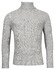 Giordano Roll Neck Fantasy Cable Knit Wool Blend With Cashmere Pullover Grey