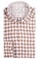 Giordano Row Check Linen Shirt Brown