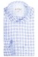 Giordano Row Check Linen Shirt Light Blue