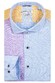Giordano Row Cutaway Collar Linnen Color Block Overhemd Lichtblauw-Multi