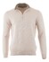 Gran Sasso 2-Ply Cashmere Blend Zip Pullover Cream