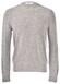 Gran Sasso Bouclé Crew Neck Wool Blend Pullover Grey