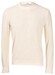 Gran Sasso Bouclé Crew Neck Wool Blend Pullover Off White