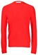 Gran Sasso Bouclé Crew Neck Wool Blend Trui Rood