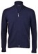 Gran Sasso Cardigan Zip Wool Blend Vest Blue Navy