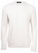 Gran Sasso Cashmere Ribbed Structure Crew Neck Trui Wit