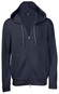 Gran Sasso Fisherman's Rib 2-Ply Cashmere Hooded Cardigan Cardigan Blue Navy