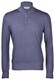 Gran Sasso Soft Merino Half Zip Pullover Denim Blue