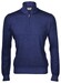 Gran Sasso Soft Merino Half Zip Trui Dark Royal Blue