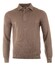 Gran Sasso Vintage Extrafine Merino Long Sleeve Polo Hazel