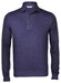 Gran Sasso Vintage Extrafine Merino Long Sleeve Poloshirt Blue