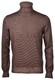 Gran Sasso Vintage Roll Neck Extrafine Merino Pullover Brown