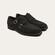 Greve Tufo Dubbele Gesp Suède Schoenen Off Black Suede