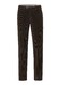 Hiltl Parma Italian Genua Corduroy Flat-Front Ribbroek Donker Bruin