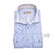 John Miller Hexagonal Collar Tailored Fit Overhemd Licht Blauw