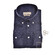 John Miller Linen Button-Down Tailored Fit Overhemd Donker Blauw