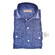 John Miller Linen Weave Slim Fit Schiller Collar Overhemd Donker Blauw