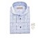 John Miller Non-Iron Supreme Check Overhemd Licht Blauw