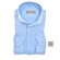John Miller Stretch Uni Cutaway Overhemd Midden Blauw