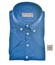 John Miller Tailored Fit Button Down Short Sleeve Hyperstretch Poloshirt Mid Blue