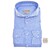 John Miller Tricot Cutaway Slim Shirt Mid Blue