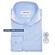 Ledûb Cotton Jersey Stretch Shirt Overhemd Licht Blauw