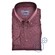 Ledûb Flannel Button-Down Modern Fit Overhemd Donker Rood