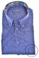 Ledûb Linen-Cotton Blend Faschion Collar Shirt Mid Blue