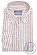 Ledûb Linen-Cotton Blend Stripe Shirt Light Brown