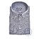 Ledûb Linen Mix Short Sleeve Button-Down Modern Fit Overhemd Donker Blauw