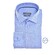 Ledûb Stretch Weave Semi-Spread Modern Fit Shirt Mid Blue