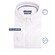Ledûb Uni Tricot Stretch Polo Button-Down Modern Fit Shirt White