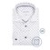 Ledûb White Canvas Graphic Shirt Shirt White-Blue