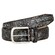 Lindenmann Faux Croc Leather Riem Grijs-Bruin