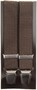 Lindenmann Fine Cross Pattern Bretels Zand-Zwart