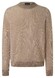 Maerz Crew Neck Wool Rib Knit Pullover Choco Brown