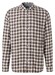 Maerz Light Flanel Check Button Down Overhemd Donker Groen