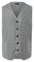 Maerz Merino Extrafine Button Waistcoat Silver Fox