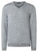 Maerz Modern Merino Extrafine V-Neck Pullover Silver Fox