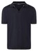 Maerz Short Sleeve Open Collar Merino Extrafine Knit Trui Navy