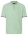 Maerz Subtle Structure Contrast Stripes Polo Mochi Green