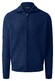 Maerz Uni Color Texture Knit Cardigan High Zip Cardigan Dusk Blue