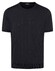 Maerz Uni Short Sleeve Organic Cotton Stripe Knit Pullover Black
