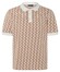 Maerz Zig-Zag Jacquard Cotton Polo Off White