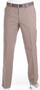 MENS Madrid Flat-Front Katoen Fijn Broek Beige