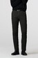 Meyer Bonn Subtle Check Flat-Front Organic Cotton Blend Pants Black