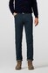 Meyer Chicago Fine Micro Thermal Chino Subtle Stretch Broek Donker Blauw