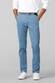 Meyer Oslo Flex Ultralight Microstructure Cotton Two-Way Stretch Broek Licht Blauw