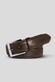 Meyer Stretch Leather Uni Color Belt Brown