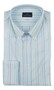 Paul & Shark 120/2 Cotton Stripe Shirt Shirt Wit - Licht Blauw